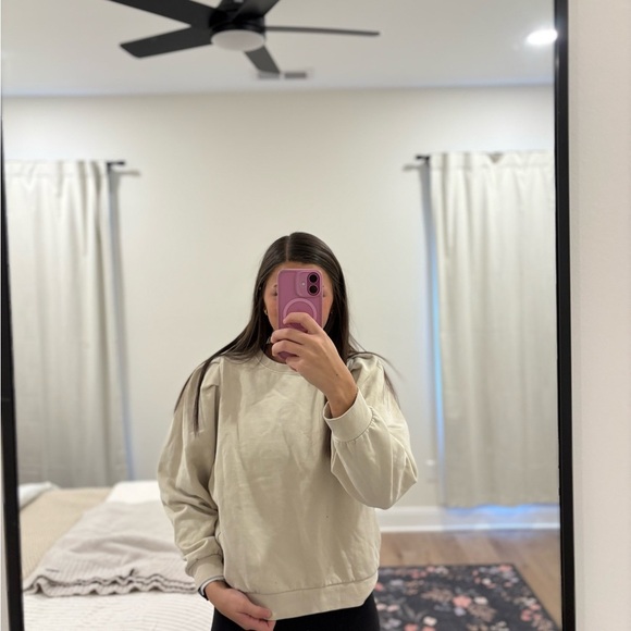 Marine Layer Tops - Marine Layer Enya Puff Sleeve Sweatshirt
